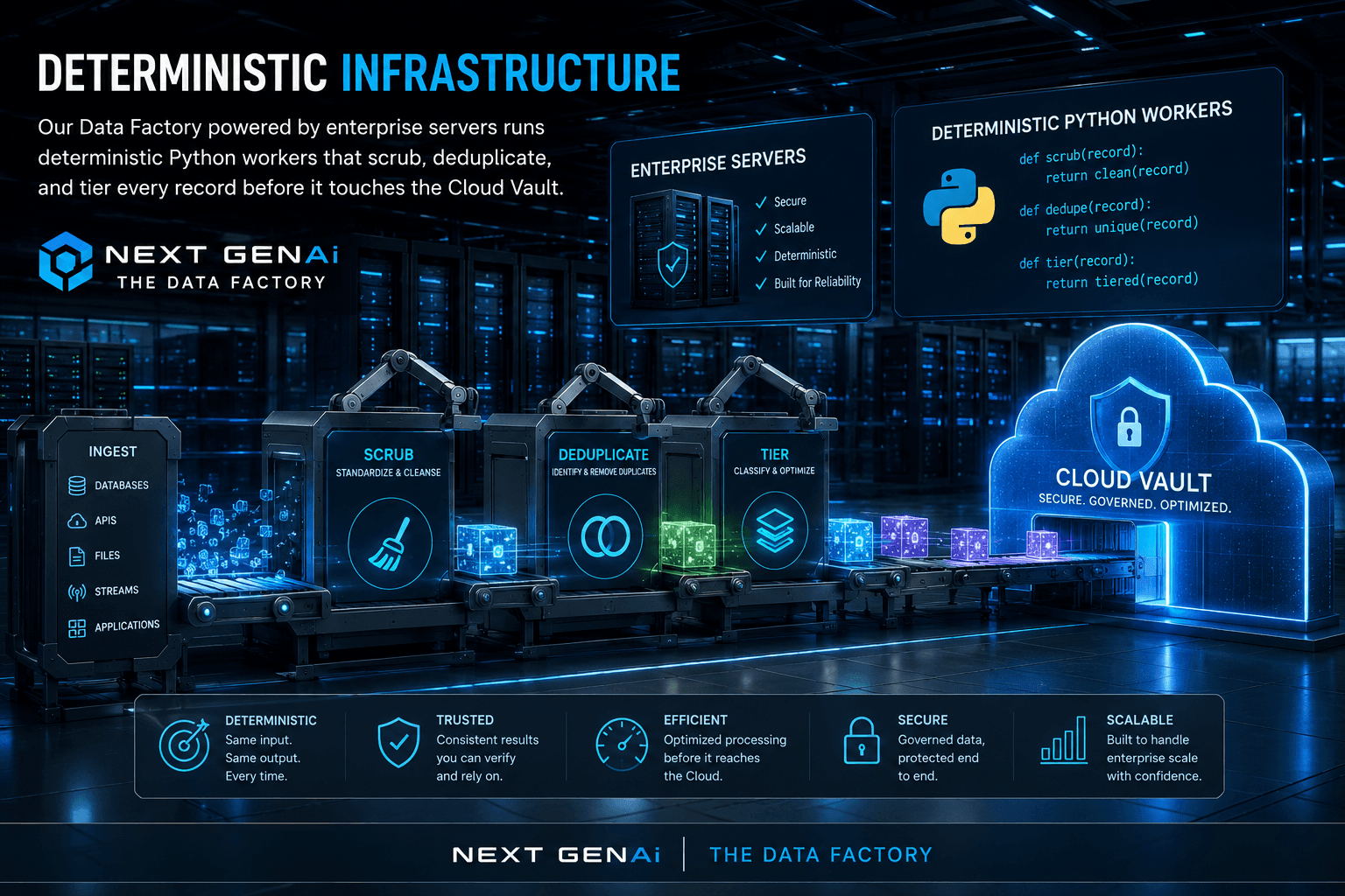 Deterministic Infrastructure Diagram